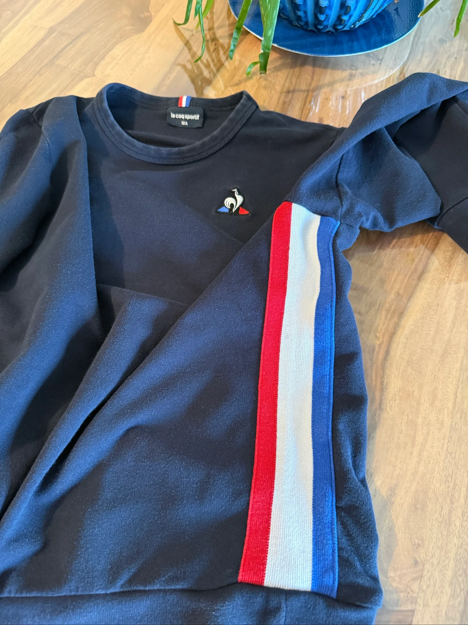 Sudadera Le Coq Sportif para niños de 10 años azul marino – Muy buen estado – Estilo Sportswear – photo 5